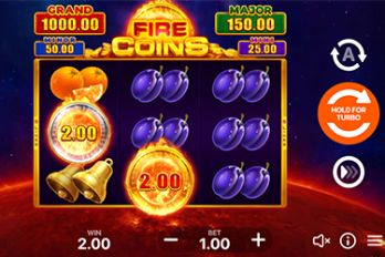 Fire Coins: Hold and Win 3x3 Slot Game Screenshot Image