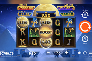 Giza Nights: Hold and Win Slot Game Screenshot Image