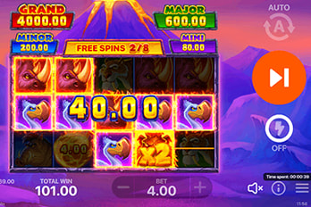 Mammoth Peak: Hold and Win Slot Game Screenshot Image