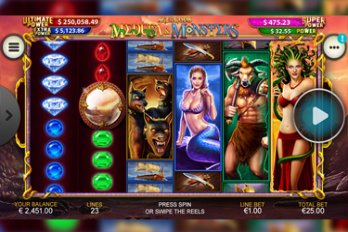 Age of the Gods: Medusa and Monsters Slot Game Screenshot Image