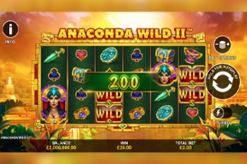 Anaconda Wild II Slot Game Screenshot Image