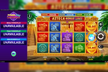 Azteca Bonus Lines: PowerPlay Slot Game Screenshot Image