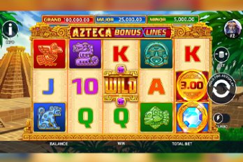 Azteca Bonus Lines Slot Game Screenshot Image