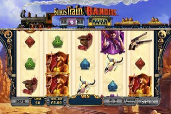 Bonus Train Bandit Slot Game Screenshot Image
