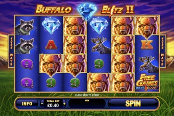 Buffalo Blitz II Slot Game Screenshot Image