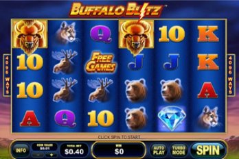 Buffalo Blitz Slot Game Screenshot Image