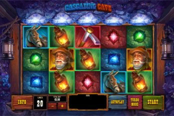 Cascading Cave Slot Game Screenshot Image