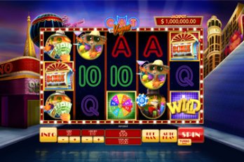 Cat in Vegas Slot Game Screenshot Image