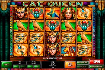 Cat Queen Slot Game Screenshot Image
