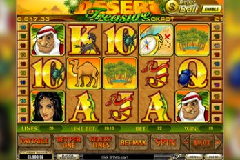Desert Treasure Slot Game Screenshot Image
