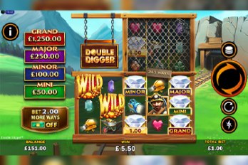 Double Digger Slot Game Screenshot Image