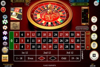Dragon Jackpot Roulette Table Game Screenshot Image