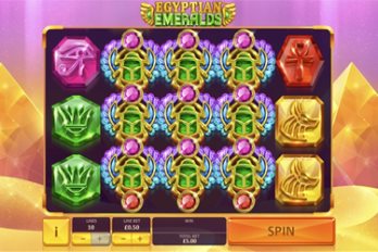 Egyptian Emeralds Slot Game Screenshot Image