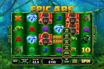 Epic Ape Slot Game Screenshot Image