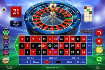 European Football Roulette Table Game Screenshot Image