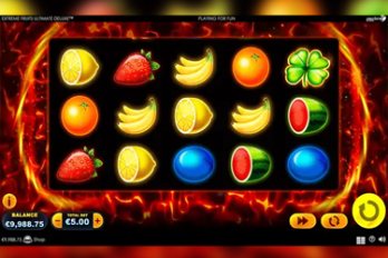 Extreme Fruits Ultimate Deluxe Slot Game Screenshot Image