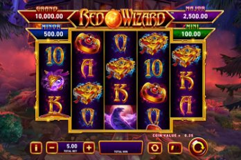 Fire Blaze Classics: Red Wizard Slot Game Screenshot Image
