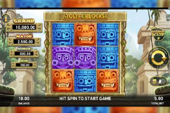 Fire Blaze Classics: Toltec Blocks Slot Game Screenshot Image