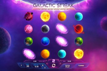 Galactic Streak Slot Game Screenshot Image