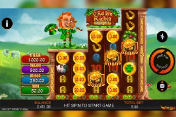 Gold Hit: O'Reilly's Riches Slot Game Screenshot Image