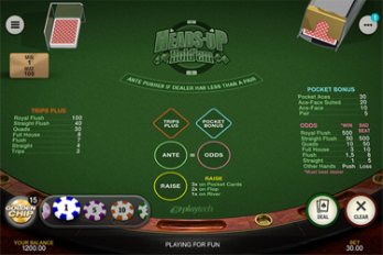 Heads-Up Hold'em Video Poker Screenshot Image