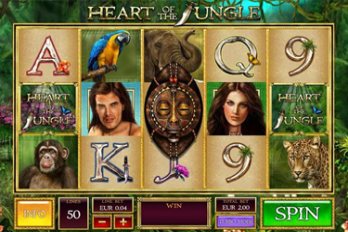 Heart of the Jungle Slot Game Screenshot Image