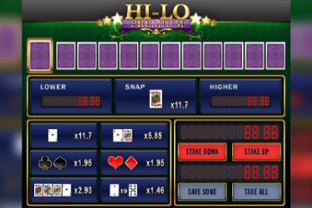 Hi-Lo Premium Table Game Screenshot Image