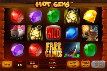 Hot Gems Slot Game Screenshot Image