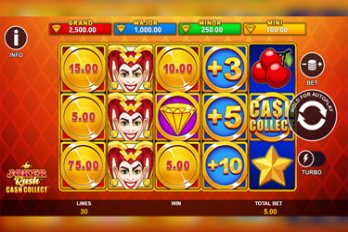 Joker Rush: Ca$h Collect Slot Game Screenshot Image