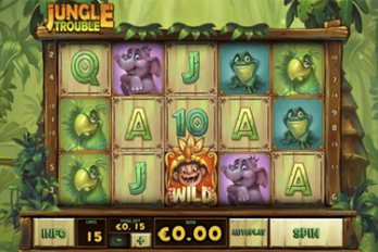 Jungle Trouble Slot Game Screenshot Image