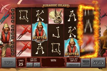 Jurassic Island Slot Game Screenshot Image
