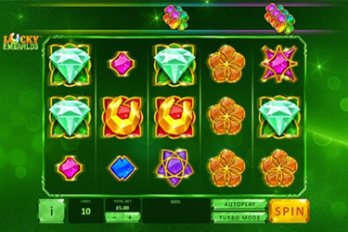 Lucky Emeralds Slot Game Screenshot Image