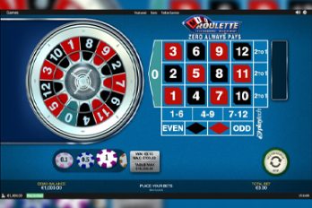 Mini Roulette Table Game Screenshot Image