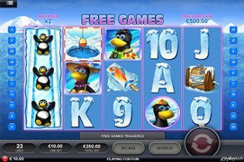 Penguin Vacation Slot Game Screenshot Image