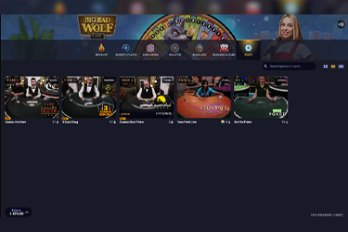 Poker Lobby Live Casino Screenshot Image