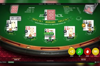 Premium Blackjack Table Game Screenshot Image
