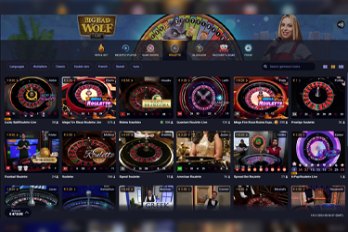 Roulette Lobby Live Casino Screenshot Image