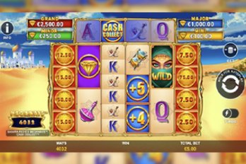 Sahara Riches: Ca$h Collect Megaways Slot Game Screenshot Image