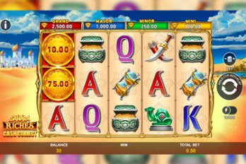 Sahara Riches: Ca$h Collect Slot Game Screenshot Image