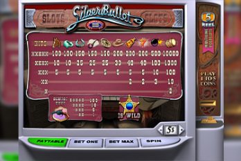 Silver Bullet Slot Game Screenshot Image