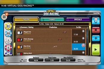 Virtual! Dog Racing Virtual Sports Screenshot Image