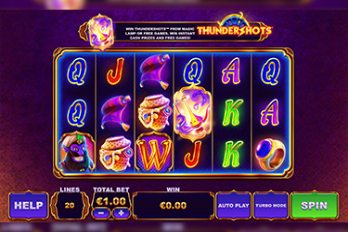 Ways of the Genie Thundershots Slot Game Screenshot Image