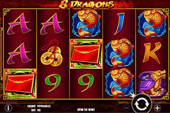 8 Dragons Slot Game Screenshot Image