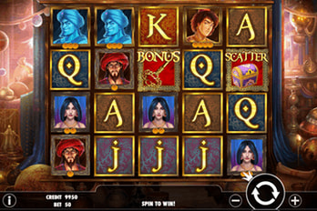 Aladdins Treasure Slot Game Screenshot Image