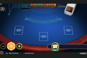 American Blackjack Table Game Screenshot Image