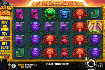  Aztec Blaze Slot Game Screenshot Image