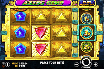 Aztec Gems Slot Game Screenshot Image