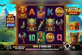 Aztec Treasure Hunt Slot Game Screenshot Image