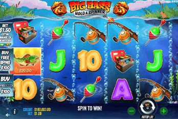 Big Bass Bonanza: Hold & Spinner Slot Game Screenshot Image