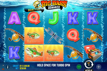 Big Bass Bonanza Slot Game Screenshot Image